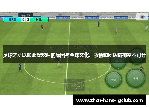 足球之所以如此受欢迎的原因与全球文化、激情和团队精神密不可分